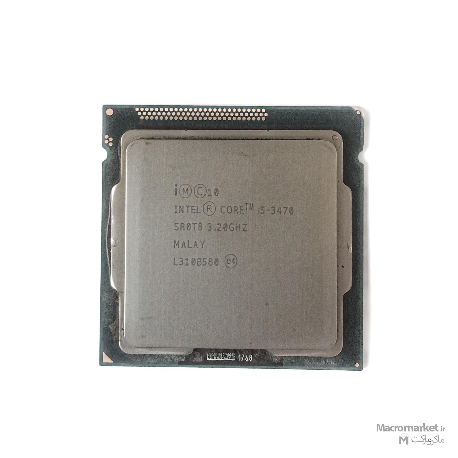 پردازنده CPU Intel i5 3470 3.20GHz استوک در حد نو - برند اینتل ، سوکت 1155 ، 4 هسته ای ، 6 مگابایت کش ، 22 نانومتری