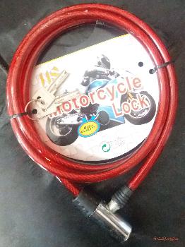 قفل موتور سیکلت و دوچرخه کابلی HS کد 1365 سایز 85 سانتی متر