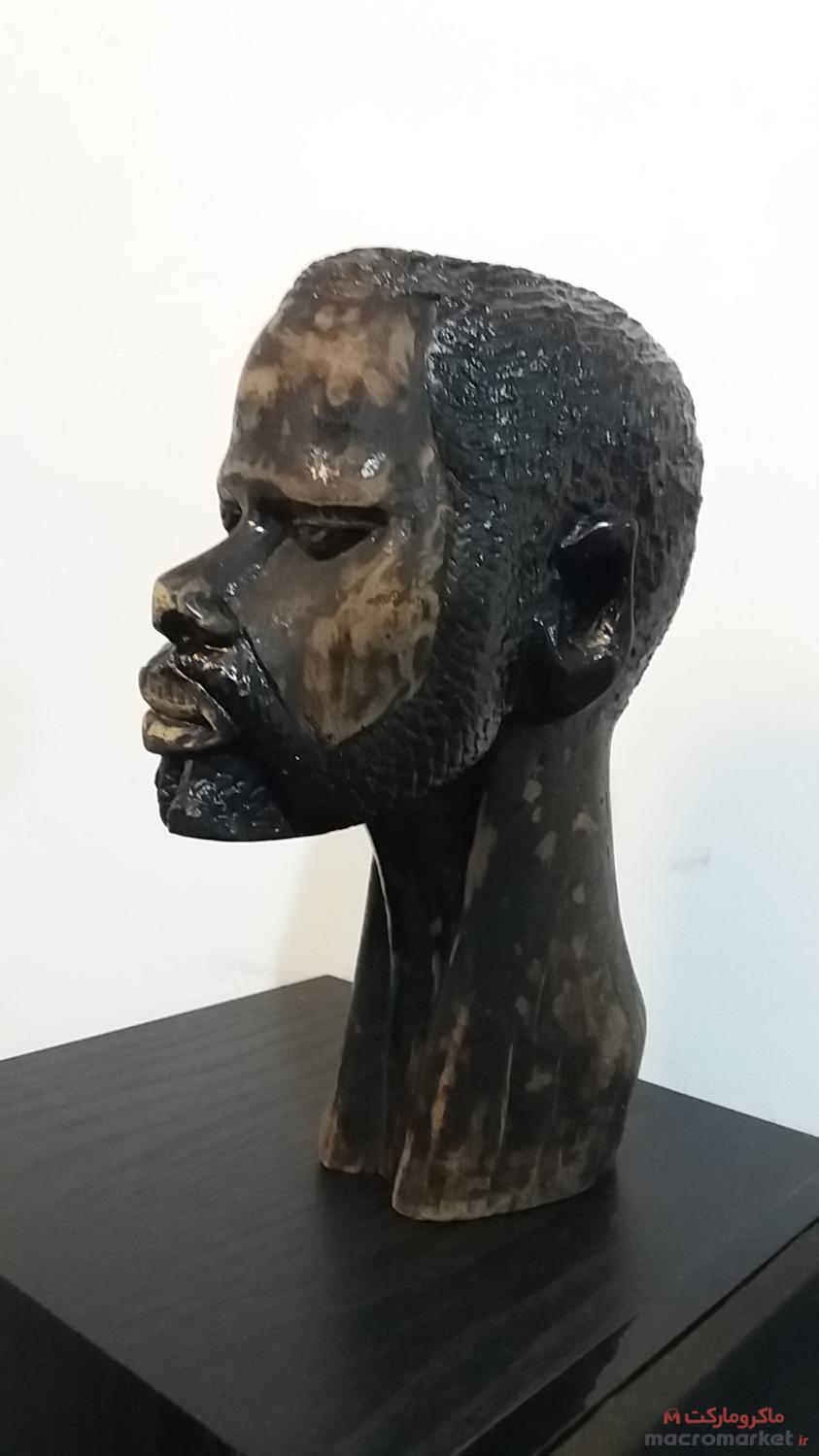 مجسمه چوبی آفریقایی وارداتی عتیقه  - زیبا وارداتی کلکسیونی 