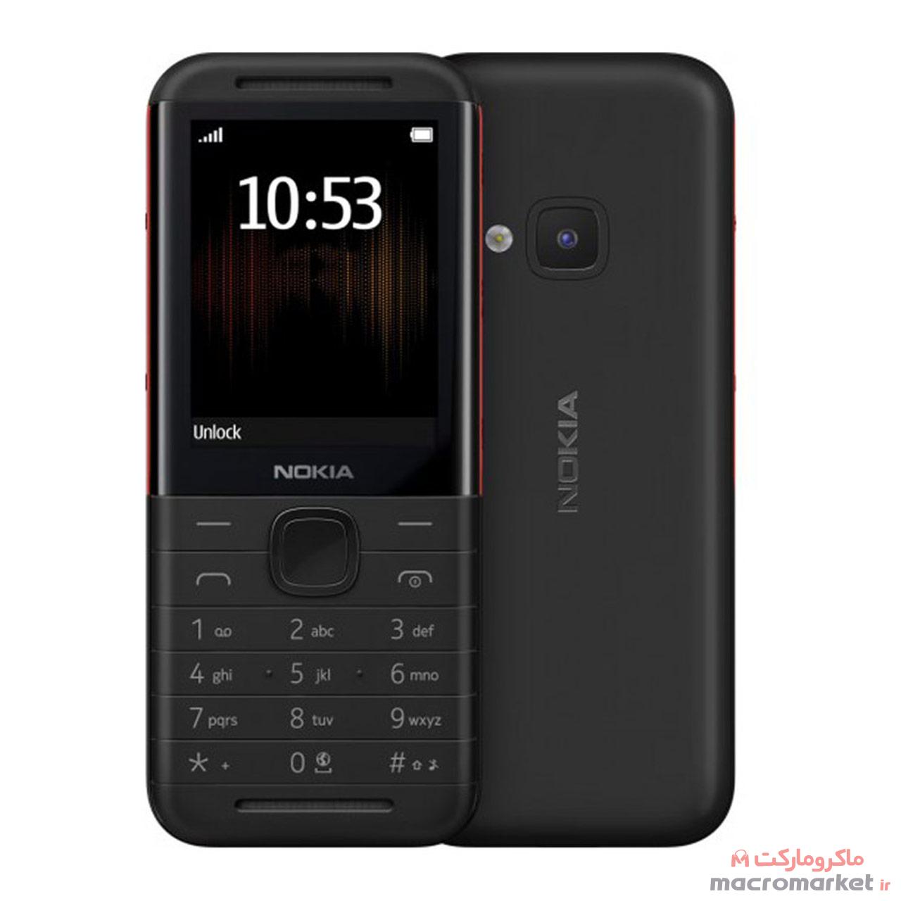 گوشی موبایل نوکیا Nokia مدل 5310 TA-1212 DS دو سیم کارت - مشکی قرمز ( ریجستر و گارانتی شرکتی) - دو سیم کارت . پلمپ . ریجستر شده . همراه با کد فعالسازی و گارانتی شرکتی