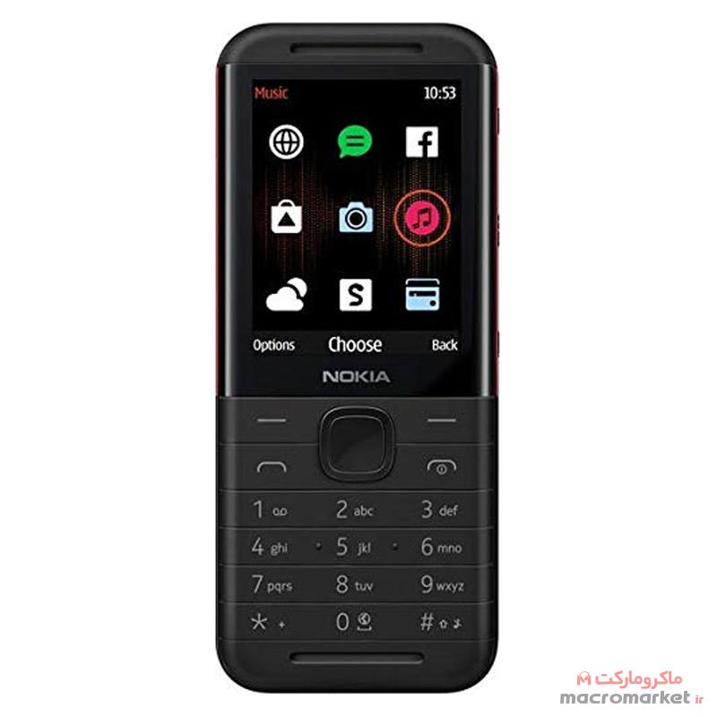گوشی موبایل نوکیا Nokia مدل 5310 TA-1212 DS دو سیم کارت مشکی قرمز (ریجستر شده گارانتی شرکتی) - دو سیم کارت . پلمپ . ریجستر شده. همراه با کد فعالسازی و گارانتی شرکتی
