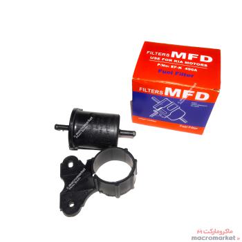فیلتر و صافی بنزین پلیمری دو سر صاف MDF مدل EF-K 490A مناسب پراید